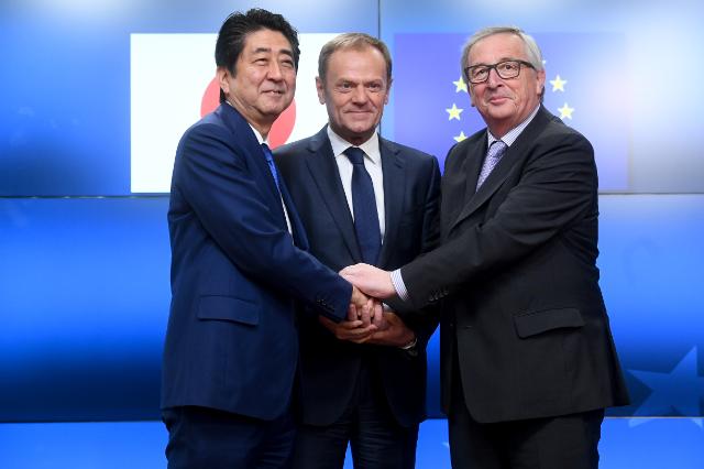 The EU and Japan sign a free-trade deal
