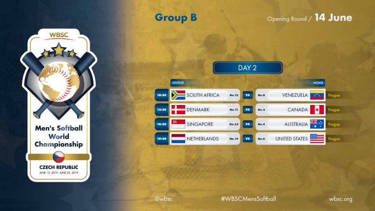 50 Days to First-ever WBSC Men’s Softball World Championship in Europe